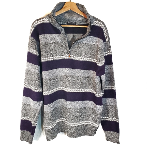 Pronti partial zip sweater - Picture 1 of 4